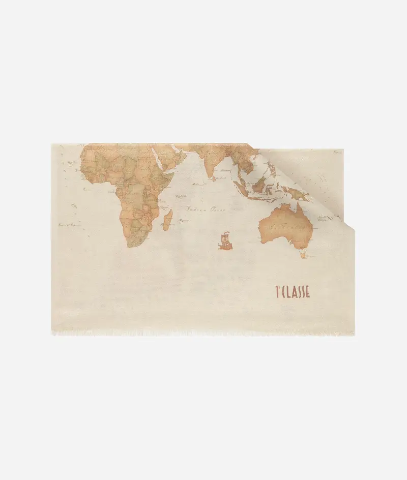 Stola Geo Lurex 77x192 Oro Chiaro