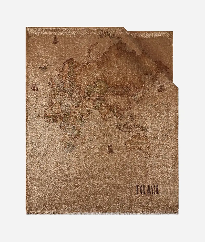 Stola Geo Marezzato Lurex 80x200 Geo Classic