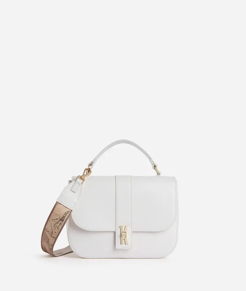 Summer Paradise mini tote Bianco Cotone