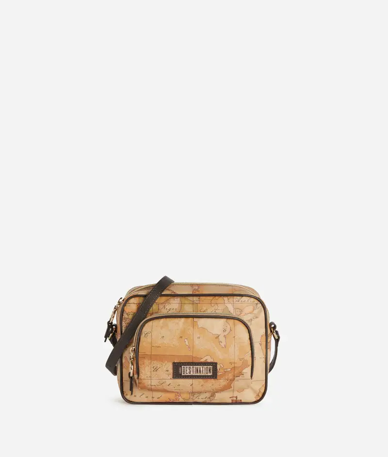Tracolla reporter 1ᴬ Classe Destination in tessuto soft Geo Classic