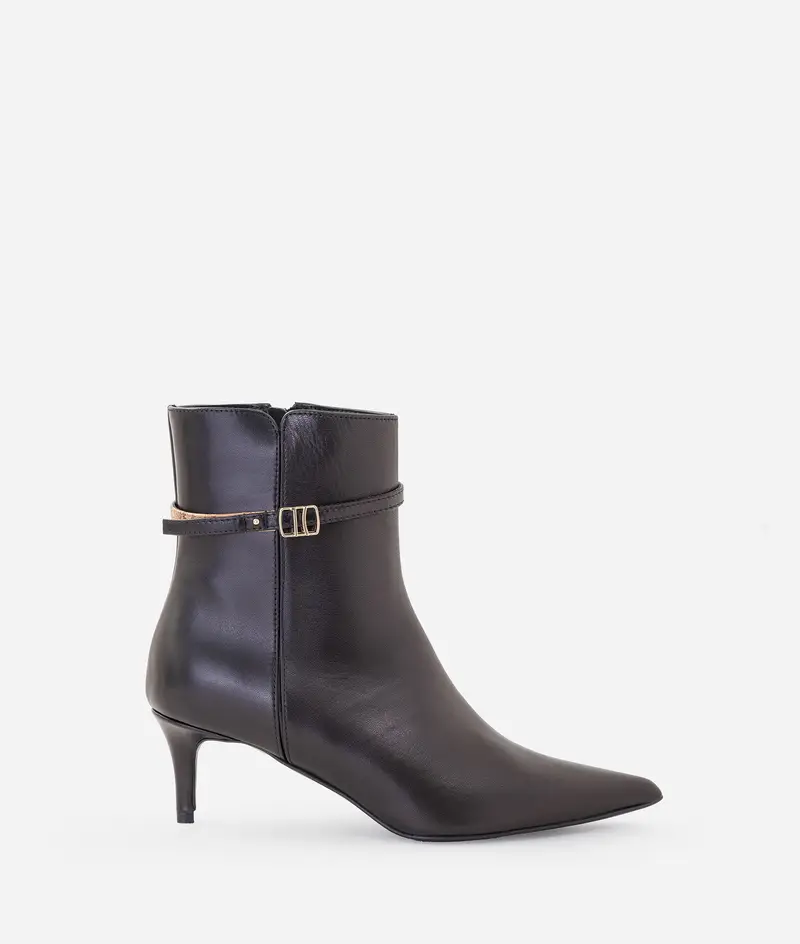 Tronchetti in nappa liscia con passante 1C Neri