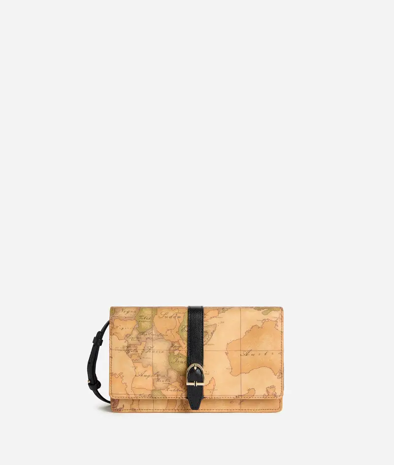 Valley Geo pochette con patta Nera