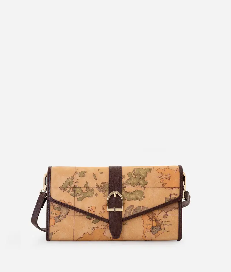 Valley Geo pochette portacellulare Mogano