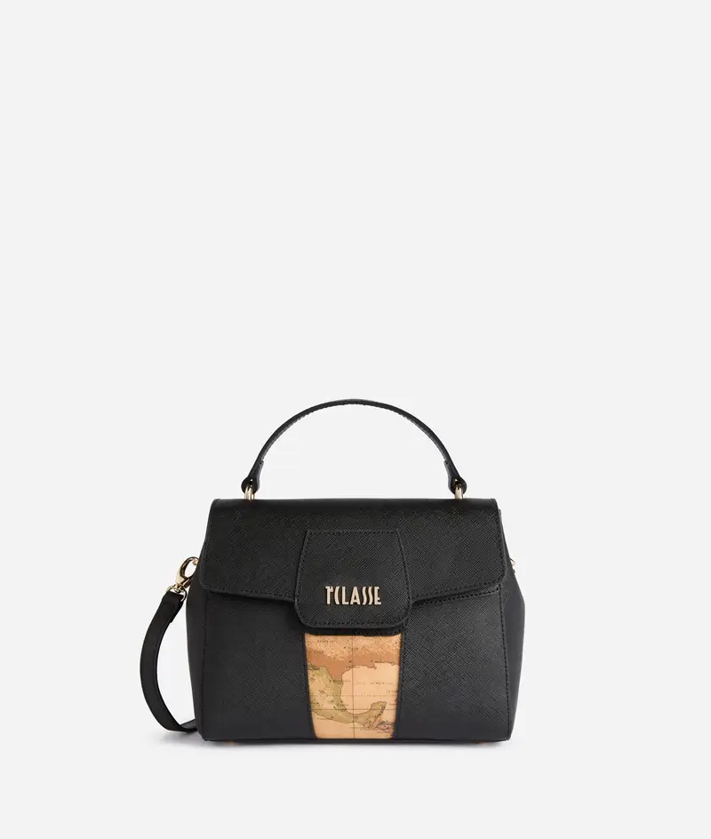 Windy City borsa a mano con patta Nera