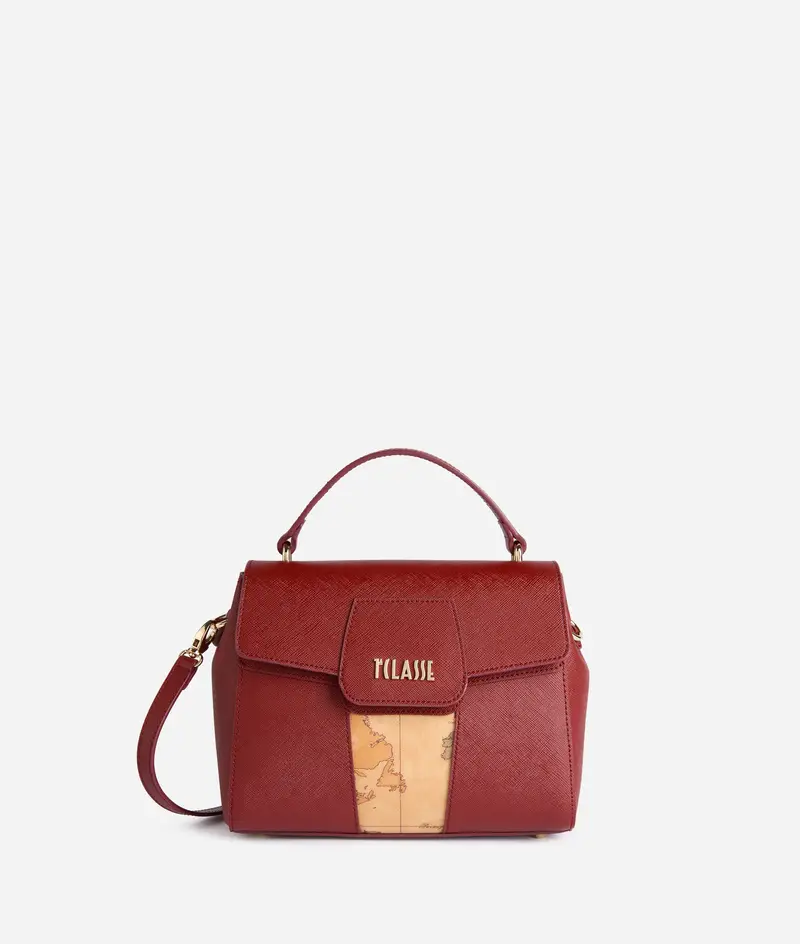 Windy City borsa a mano con patta Rosso Acero