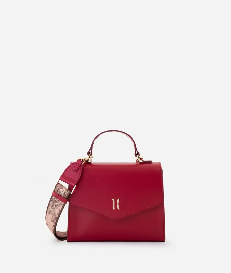 Winter Lux mini tote Lampone