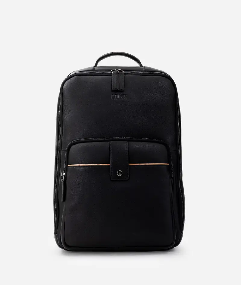 Zaino da lavoro in pelle Nero