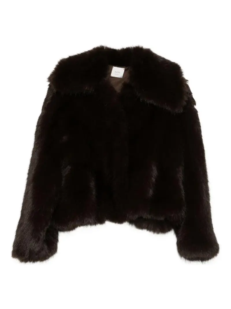 Cappotto con Revers Larghi Choco