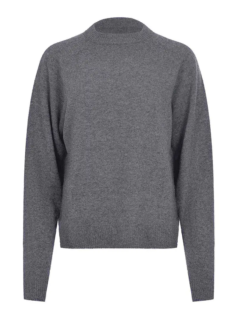 Maglia Realizzata In Misto Cashmere Grigio