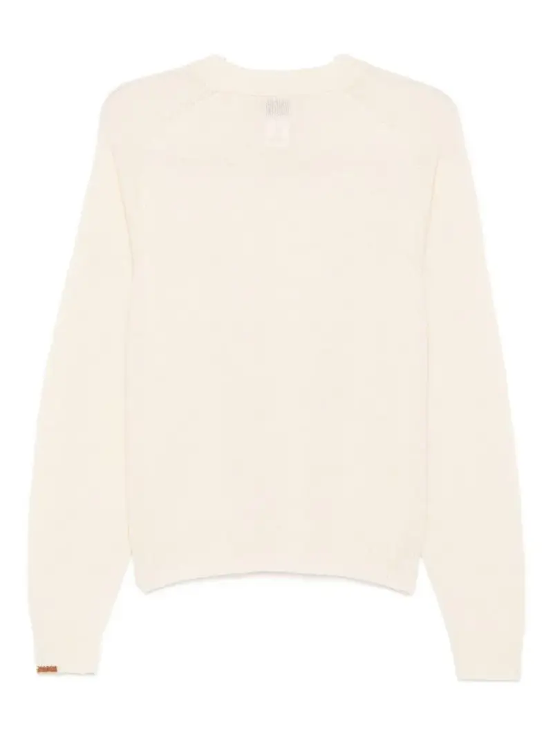 Maglione in Cashmere Panna Meringa miniatura 3