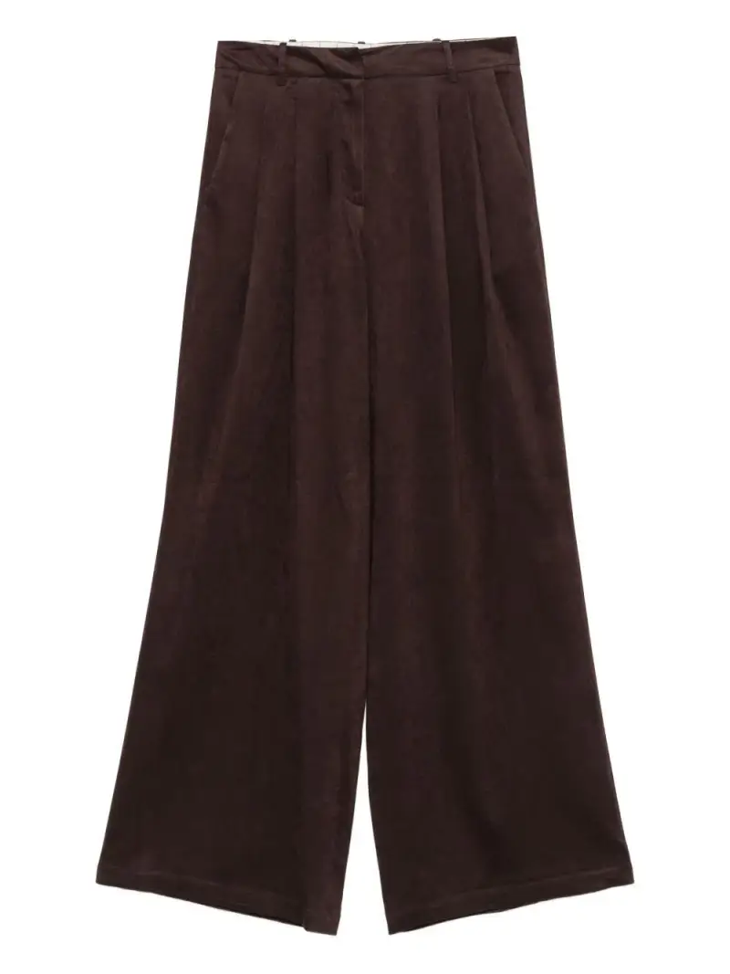 pantalone donna marrone Cioccolato