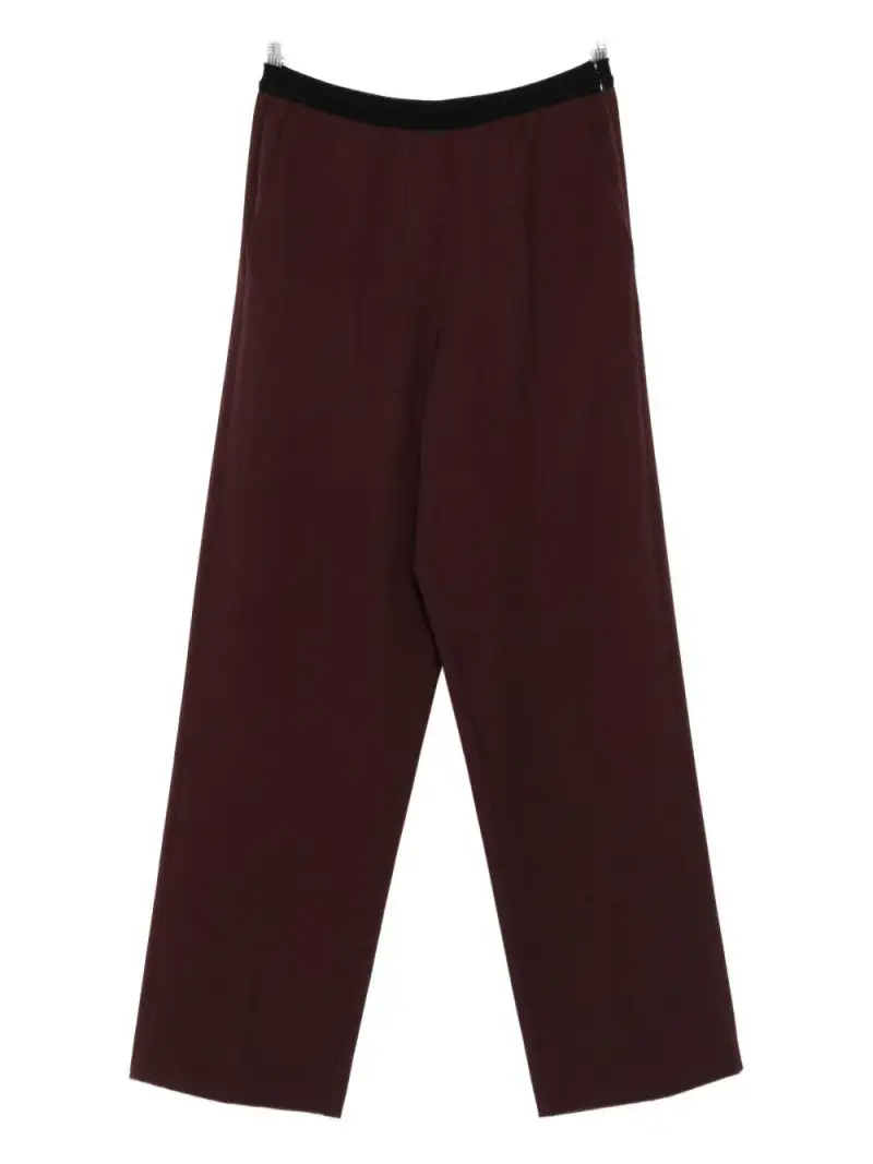 Pantaloni Elasticizzati Borgogna Uva