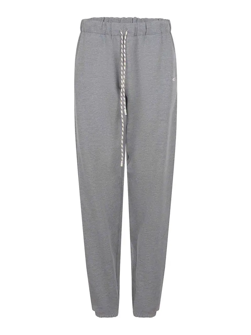 Pantaloni In Cotone Grigio