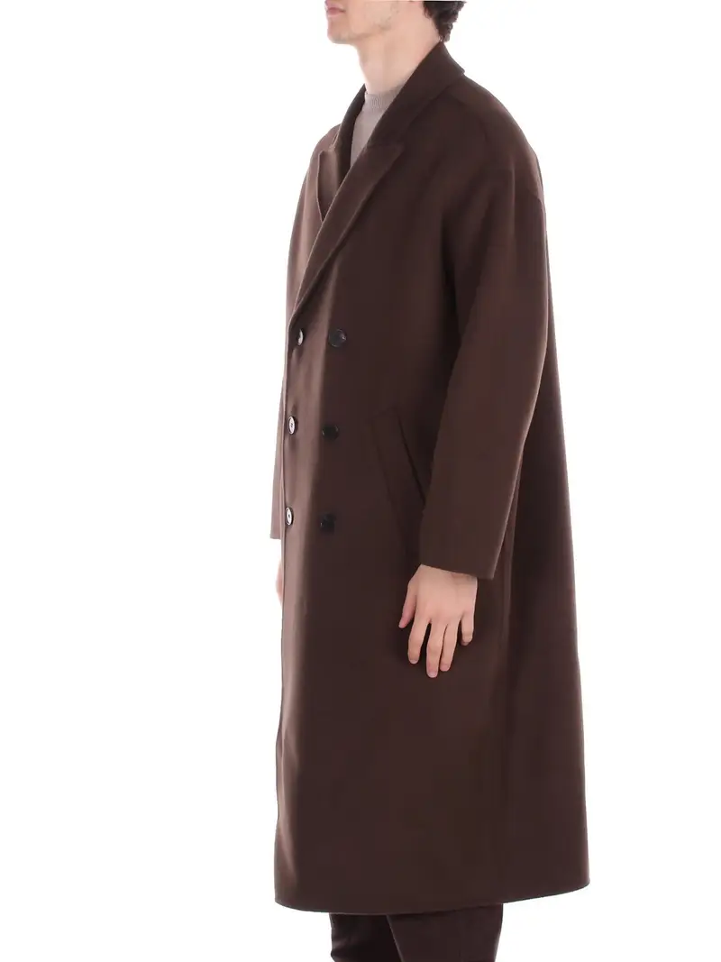 Cappotto Uomo AMARANTO Moro Cappotto miniatura 2