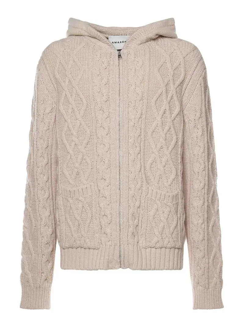 Cardigan in misto lana Beige