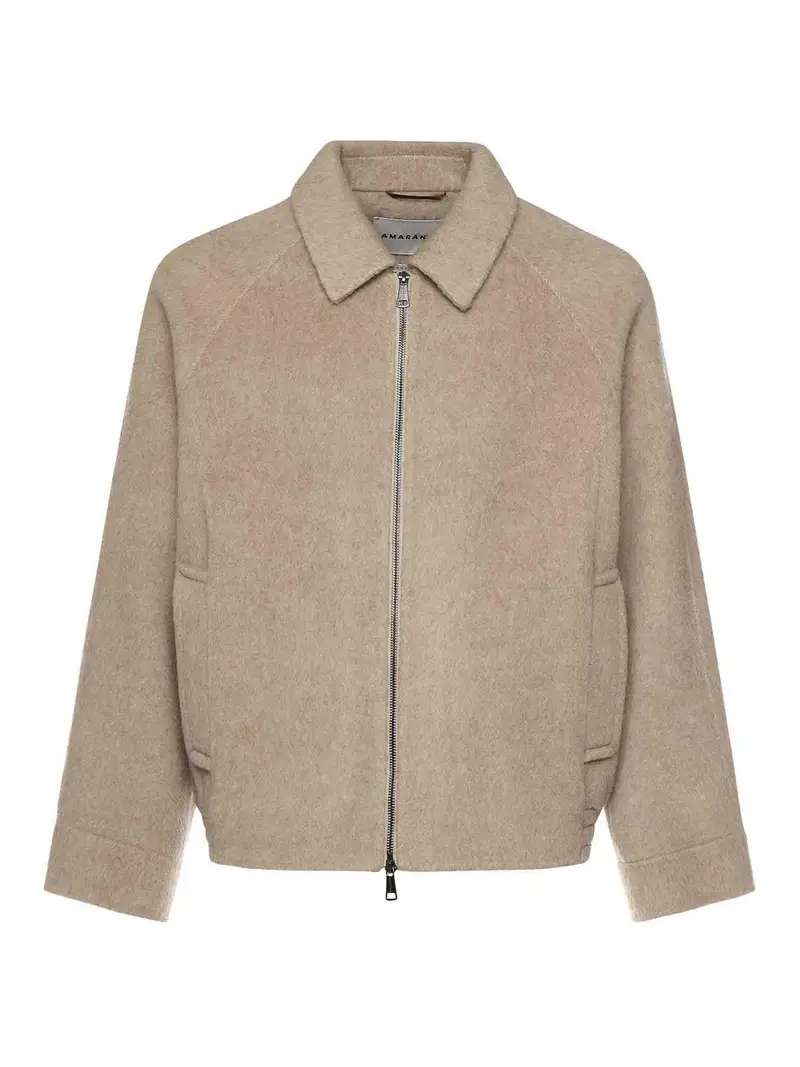 Giacca di lana Beige