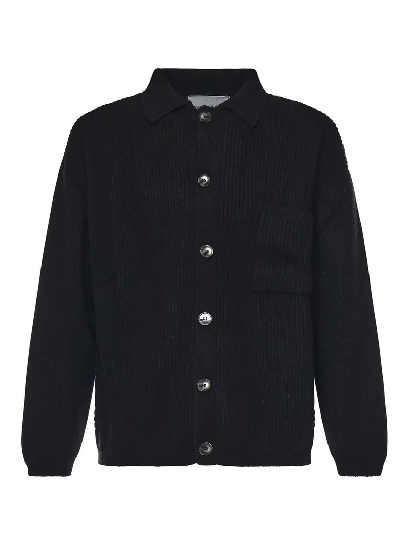 Giacca In Lana E Cashmere Nero