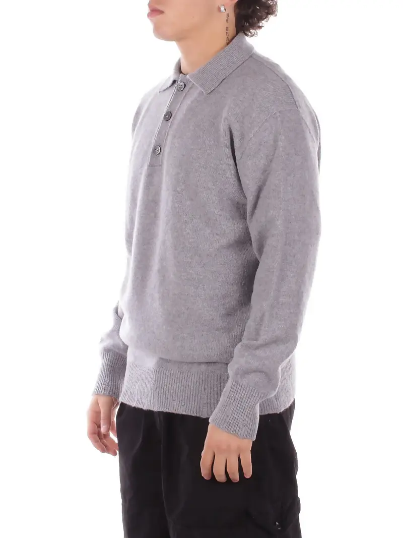 Maglia Uomo AMARANTO Argento Knitwear miniatura 2