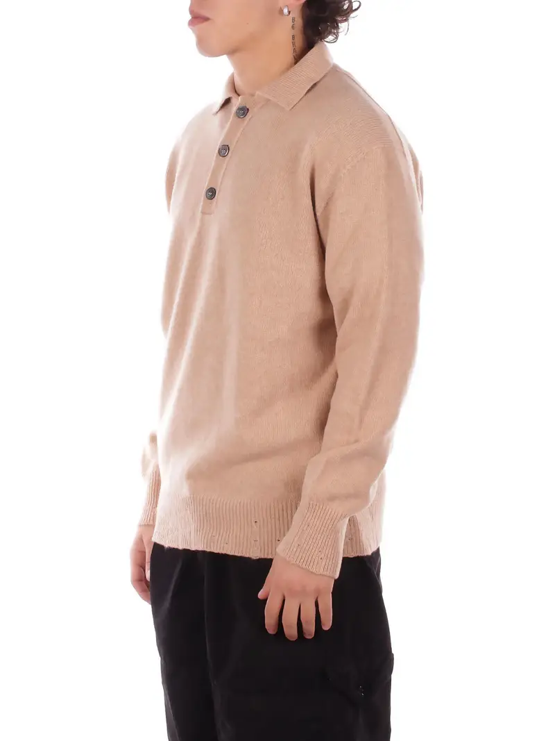 Maglia Uomo AMARANTO Beige Knitwear miniatura 2