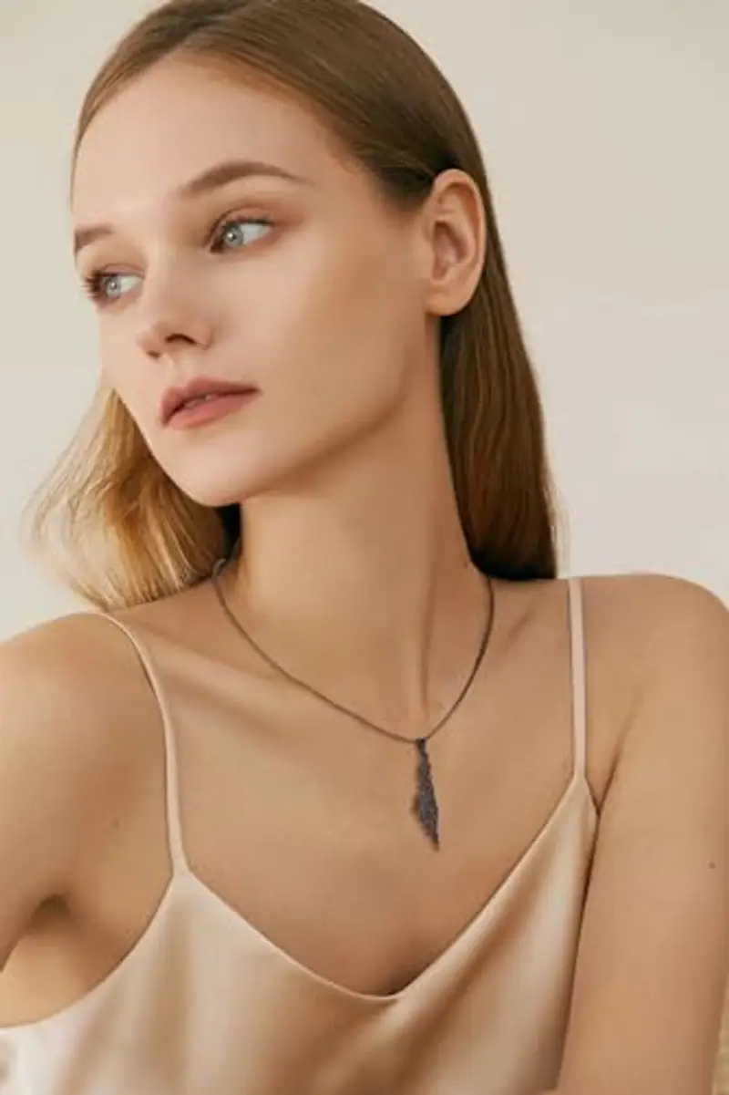 Amaxer Israele Palestina Mappa Ciondolo Collana per Uomo Paese Geografia Gioielli In Acciaio Inox Catena Regalo Collana miniatura 3