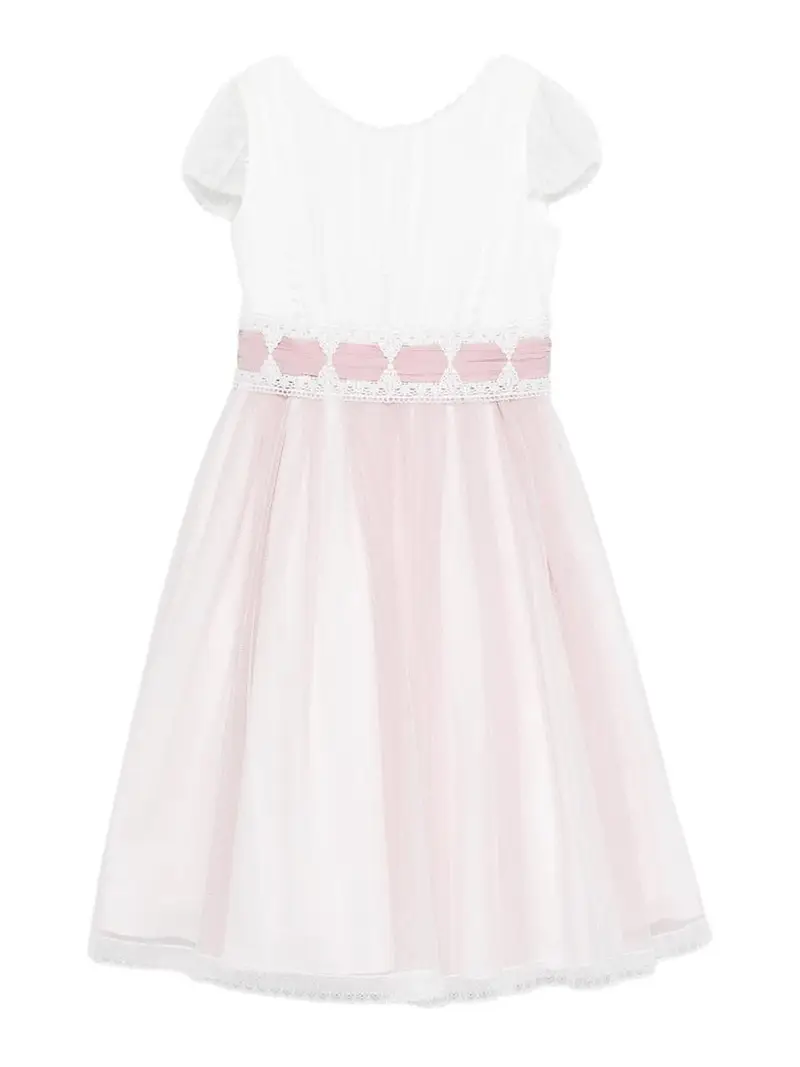 Abito Con Fiocco Color Carne E Neutri