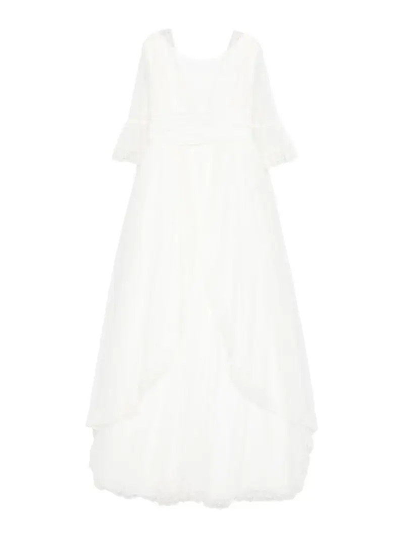 Abito Con Fiocco Crema