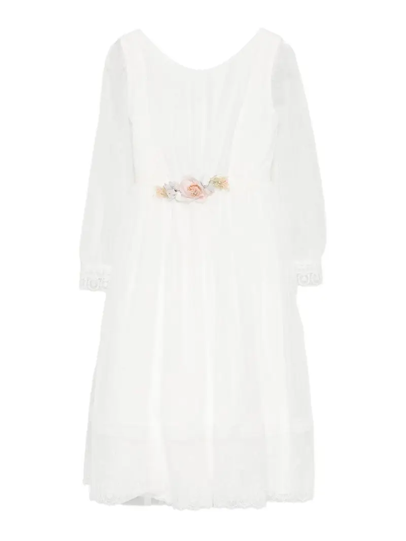 Abito In Pizzo Crema