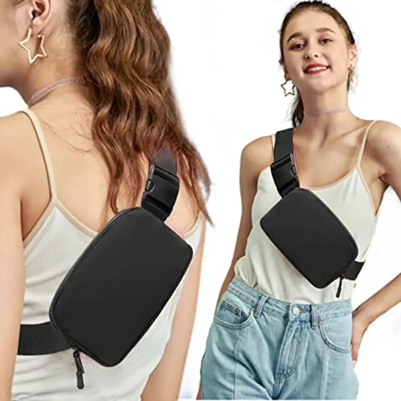 Amazerbst Belt Bag, Fanny Pack, Everywhere Belt Bag, 40 Inch Adjustable Strap, Belt Bag for Women and Men, Waterproof miniatura 3