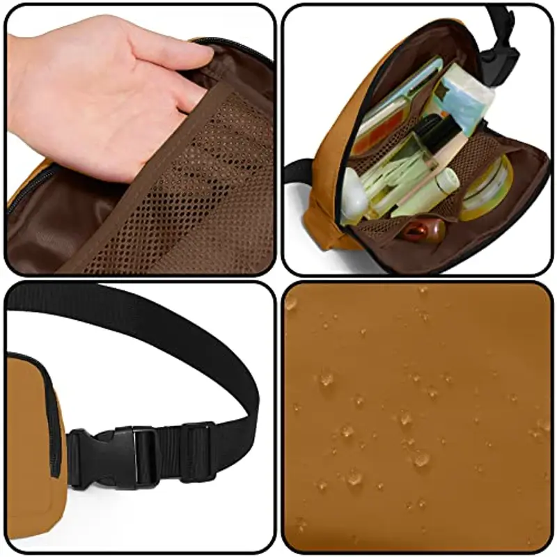 Amazerbst Belt Bag, Fanny Pack, Everywhere Belt Bag, 40 Inch Adjustable Strap, Belt Bag for Women and Men, Waterproof miniatura 2