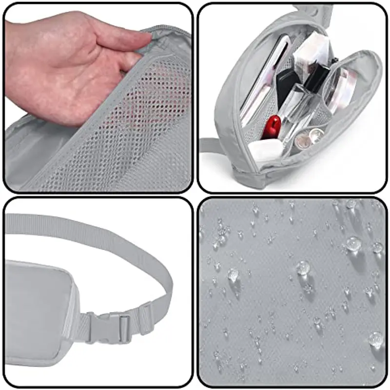 Amazerbst Belt Bag, Fanny Pack, Everywhere Belt Bag, 40 Inch Adjustable Strap, Belt Bag for Women and Men, Waterproof miniatura 2