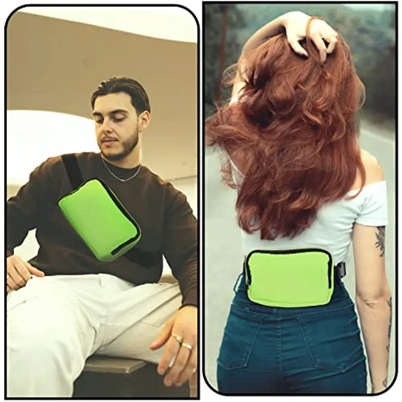 Amazerbst Belt Bag, Fanny Pack, Everywhere Belt Bag, 40 Inch Adjustable Strap, Belt Bag for Women and Men, Waterproof miniatura 3