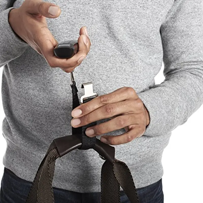 Amazon Basics Bilancia digitale pesa valigie, 13 x 3.7 x 5.7cm, Nero miniatura 3