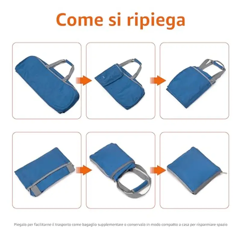 Amazon Essentials Borsone da viaggio Blu 1917972 miniatura 3