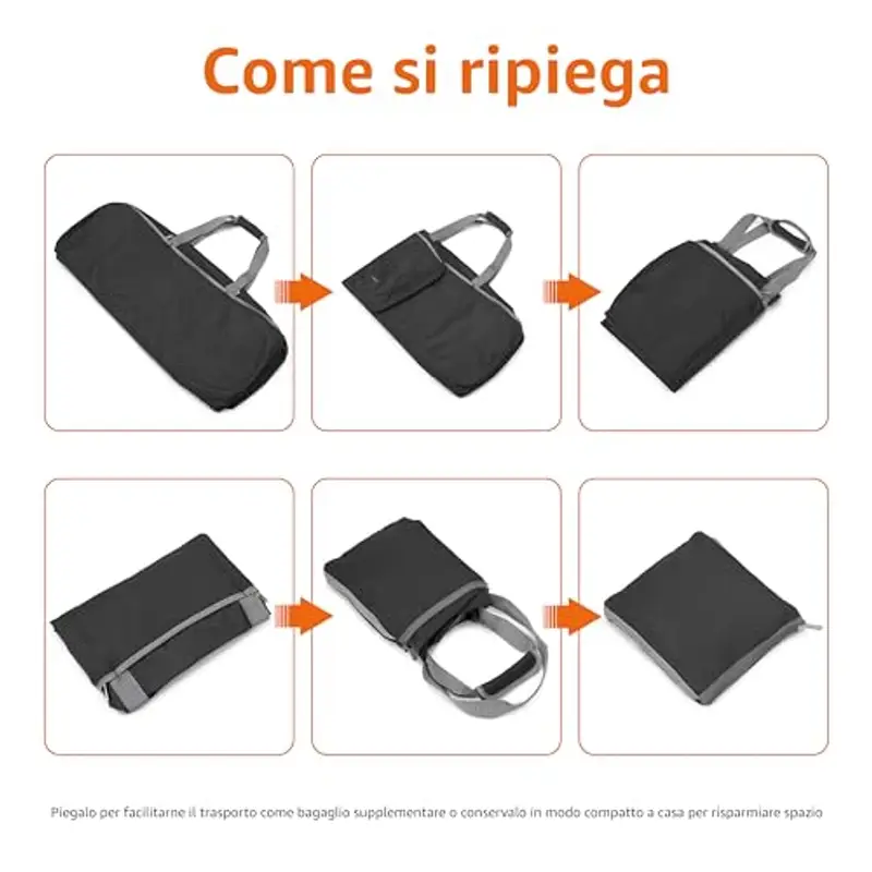 Amazon Essentials Borsone da viaggio Nero 871624 miniatura 3