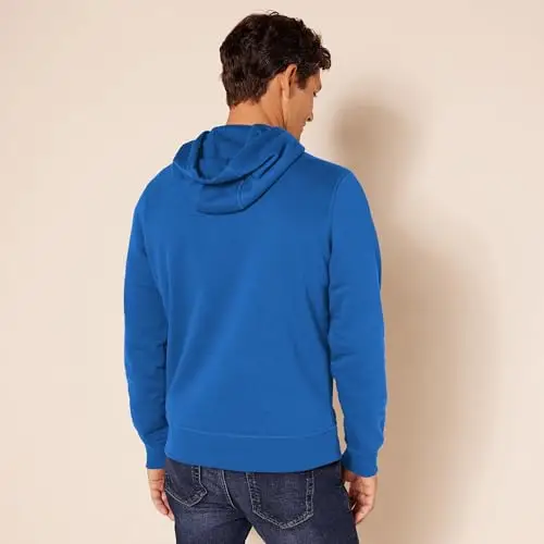 Amazon Essentials Felpa con Cappuccio, Non Apribile, Disponibile in Taglie Big & Tall Uomo, Blu Cobalto, S miniatura 3