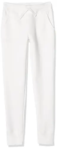 Amazon Essentials Joggers Bambine e Ragazze, Bianco, 2 Anni