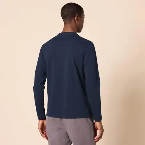 Amazon Essentials T-shirt Uomo Blu 2983395 miniatura 3