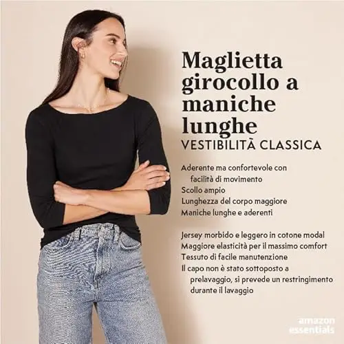 Amazon Essentials T-shirt Donna 3143185 miniatura 2