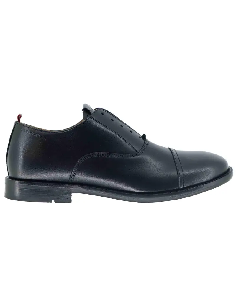 Ambitious Stringate uomo Devon in pelle nera Uomo 13935 6583AM