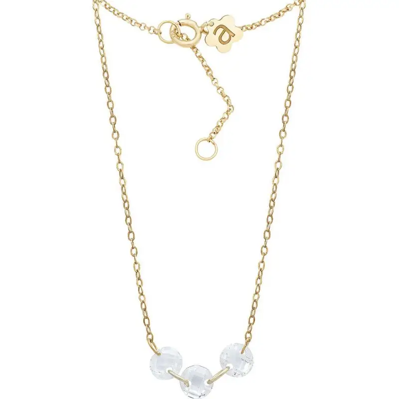 Collana Donna Ambrosia - Oro Giallo Zirconia - Agz 297