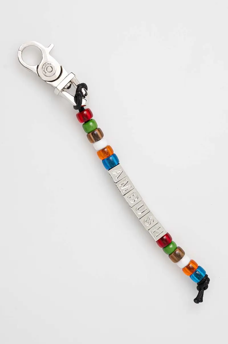 ciondolo Letterblock Key Charm BMRE001F24SIL0017200 Argento