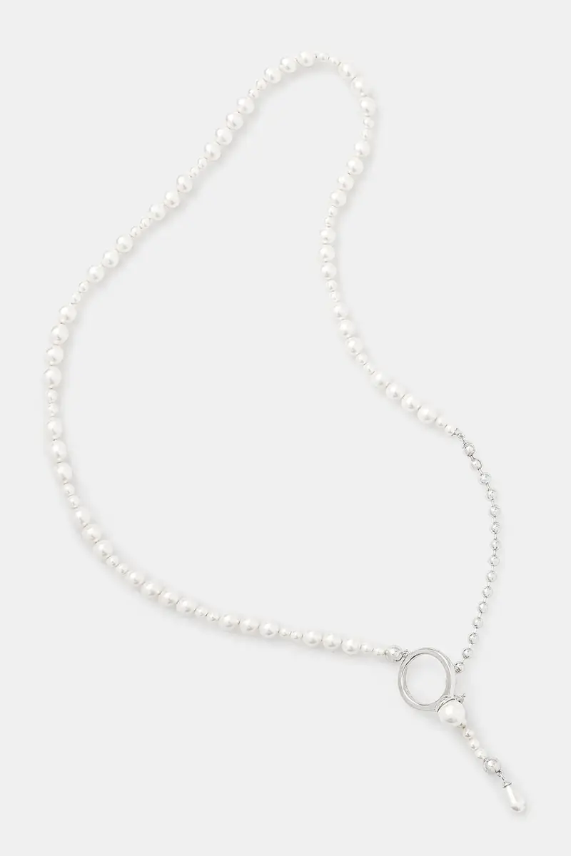 collana d'argento Pearl Strand Necklace 12115268