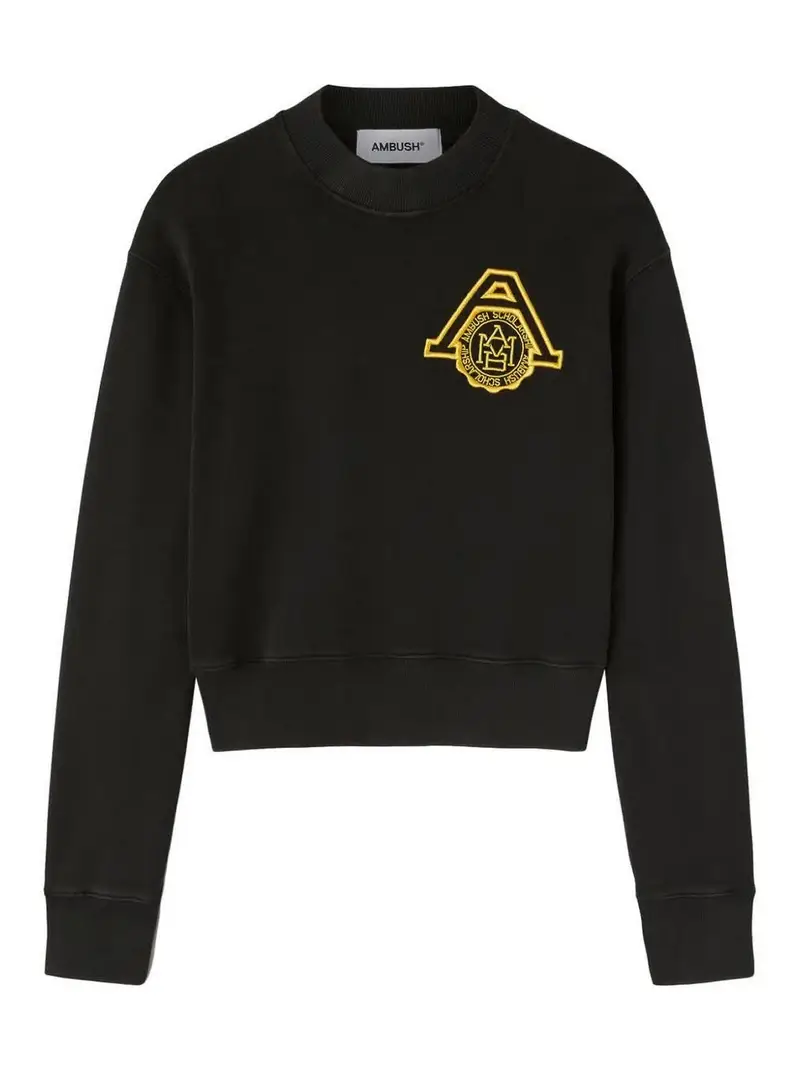 Maglione ritagliato per borse di studio Nero