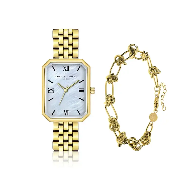 Orologio con bracciale da donna Amelia Parker Bali Sands Link