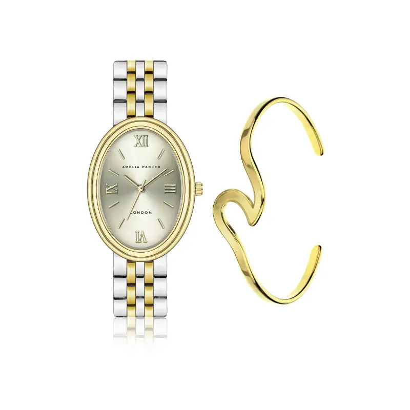 Orologio con bracciale da donna Amelia Parker Créma Link