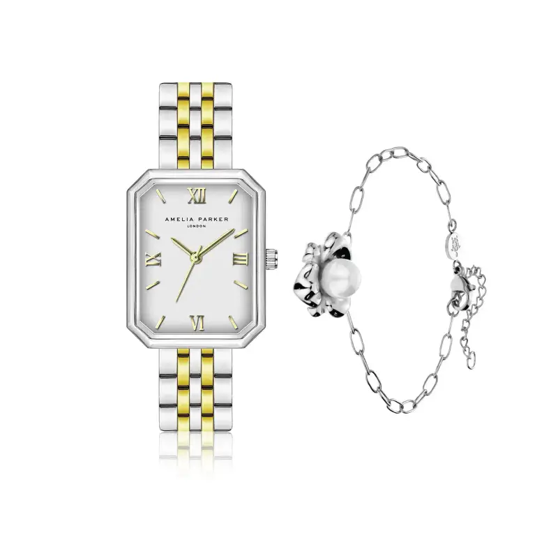 Orologio con bracciale da donna Amelia Parker Reefa Link