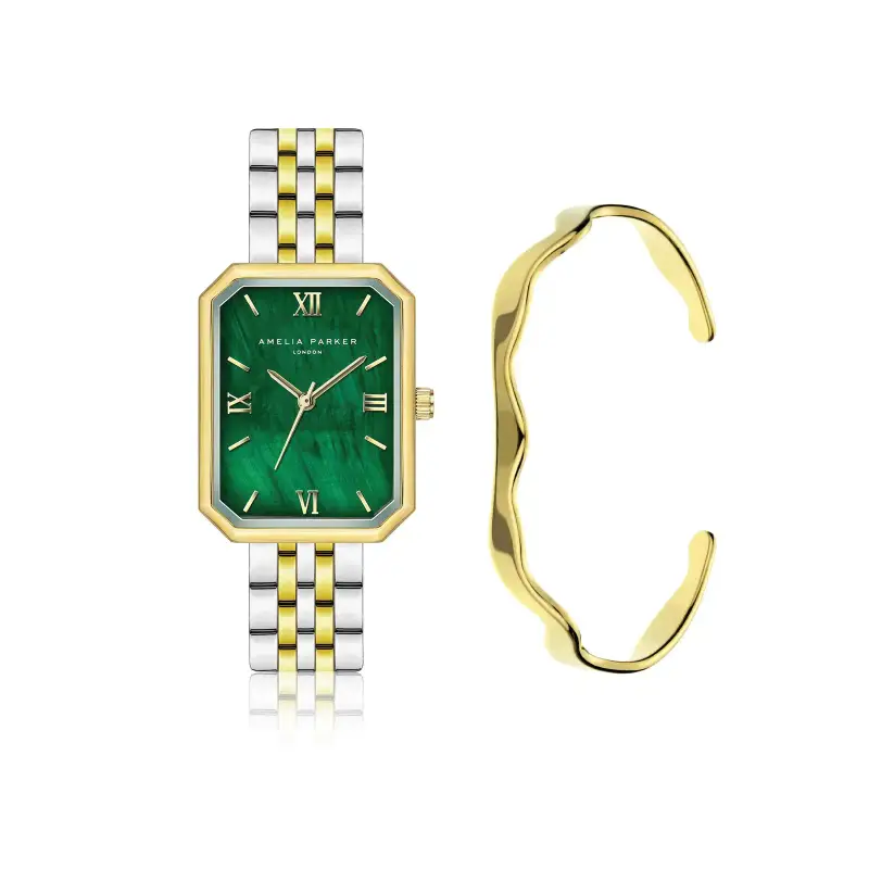 Orologio con bracciale da donna Amelia Parker Terrene Link