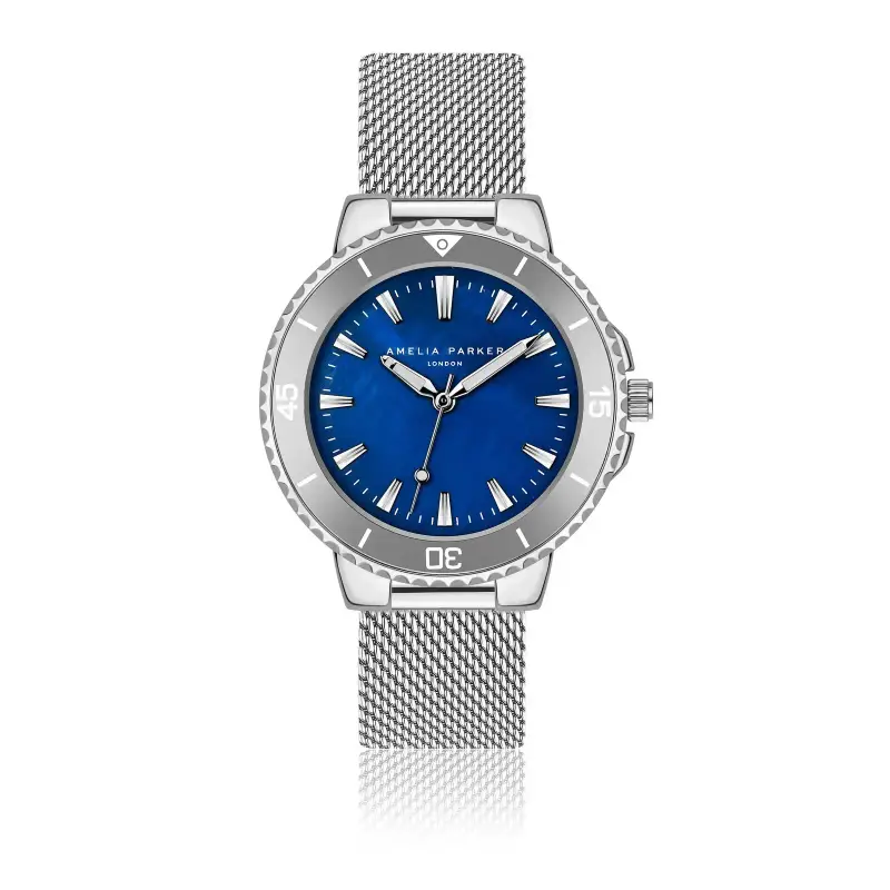 Orologio da donna Amelia Parker Aquelle Mesh