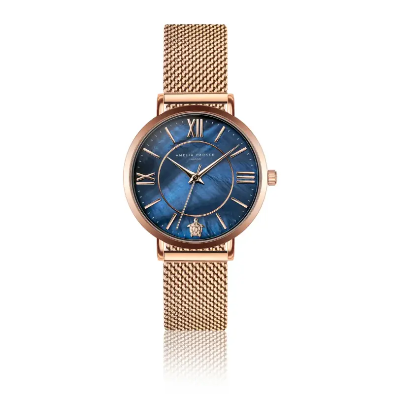 Orologio da donna Amelia Parker Petite Blue Mesh