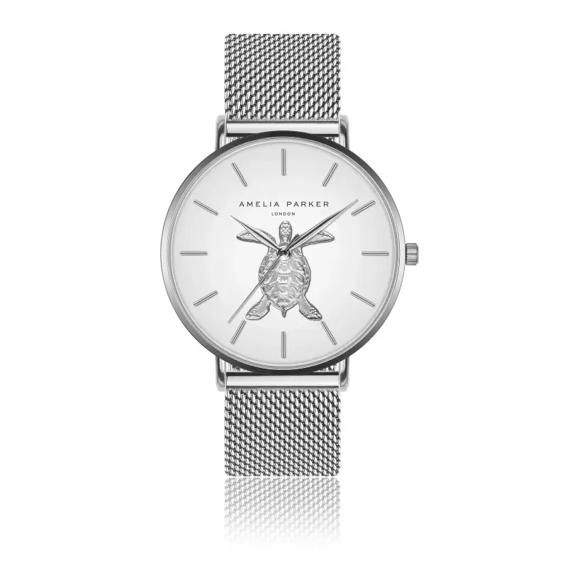 Orologio da donna Amelia Parker Sand Turtle Mesh